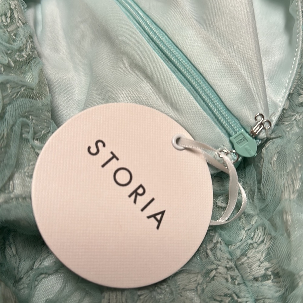 Mini Texture Mint Dress - Picture 6 of 6